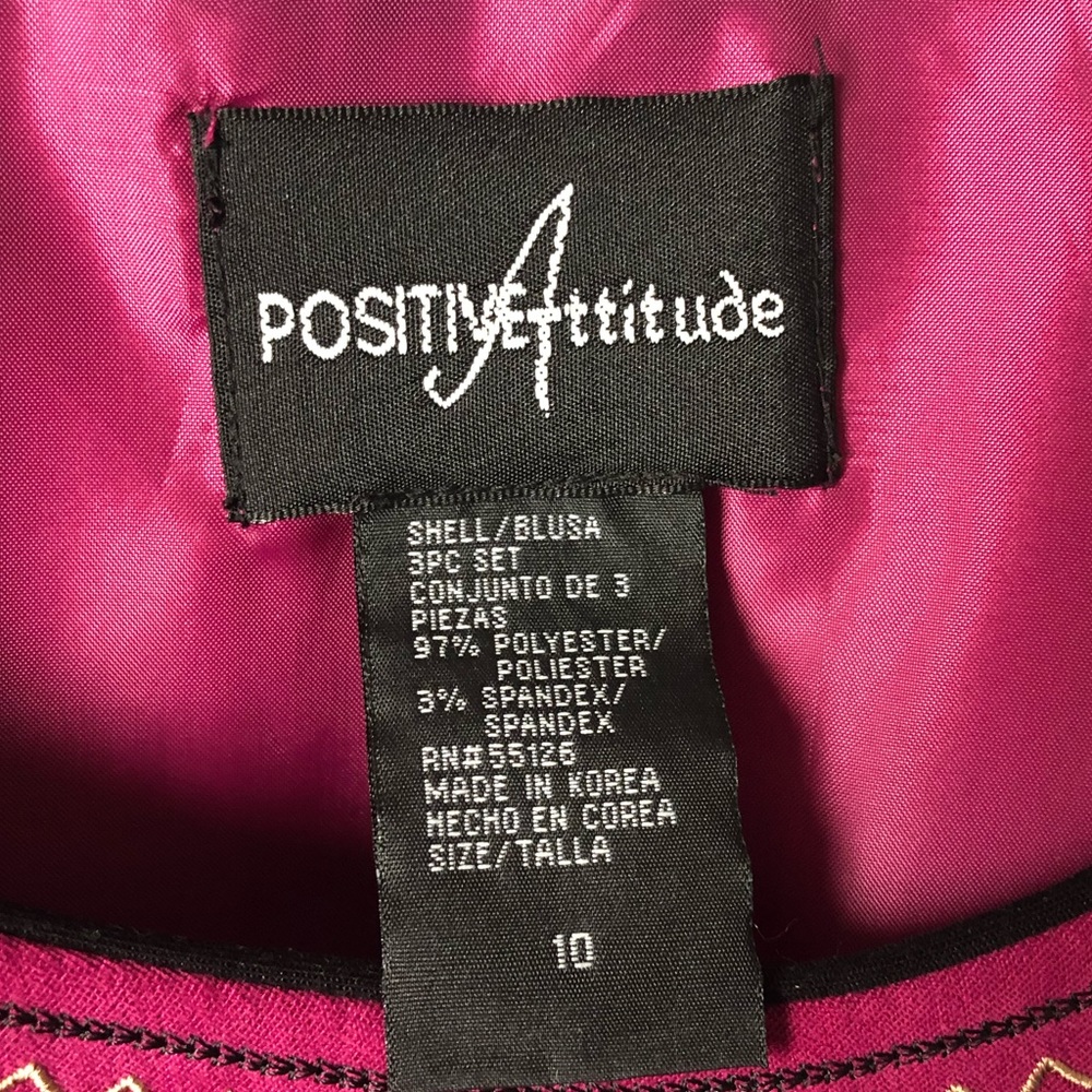 Positive Attitude Beautiful Boho Structured Top - Picture 5 of 5